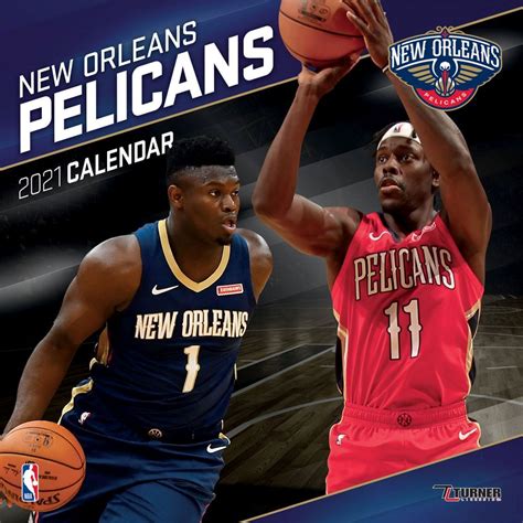 new orleans pelicans promotional calendar
